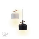 โคมไฟเพดาน PENDENT ช่อ 7025/3 BK+WH+BR (250x320) HUB LIGHTING