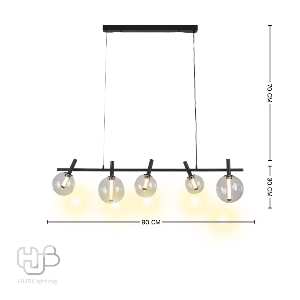 โคมไฟเพดาน PENDENT LED 68200 Warmwhite 3000K HUB LIGHTING