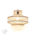 โคมไฟเพดาน PENDENT เดี่ยว C-5393 BAMBOO E27 ไม้ HUB LIGHTING