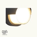 โคมไฟผนังภายนอก 1037A BK ดำ HUB LIGHTING
