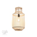 โคมไฟเพดาน PENDENT เดี่ยว C-5396 BAMBOO E27 ไม้ HUB LIGHTING