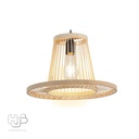 โคมไฟเพดาน PENDENT เดี่ยว C-5395 BAMBOO E27 ไม้ HUB LIGHTING