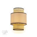 โคมไฟเพดาน PENDENT เดี่ยว G-130 RATTAN E27 ไม้ HUB LIGHTING