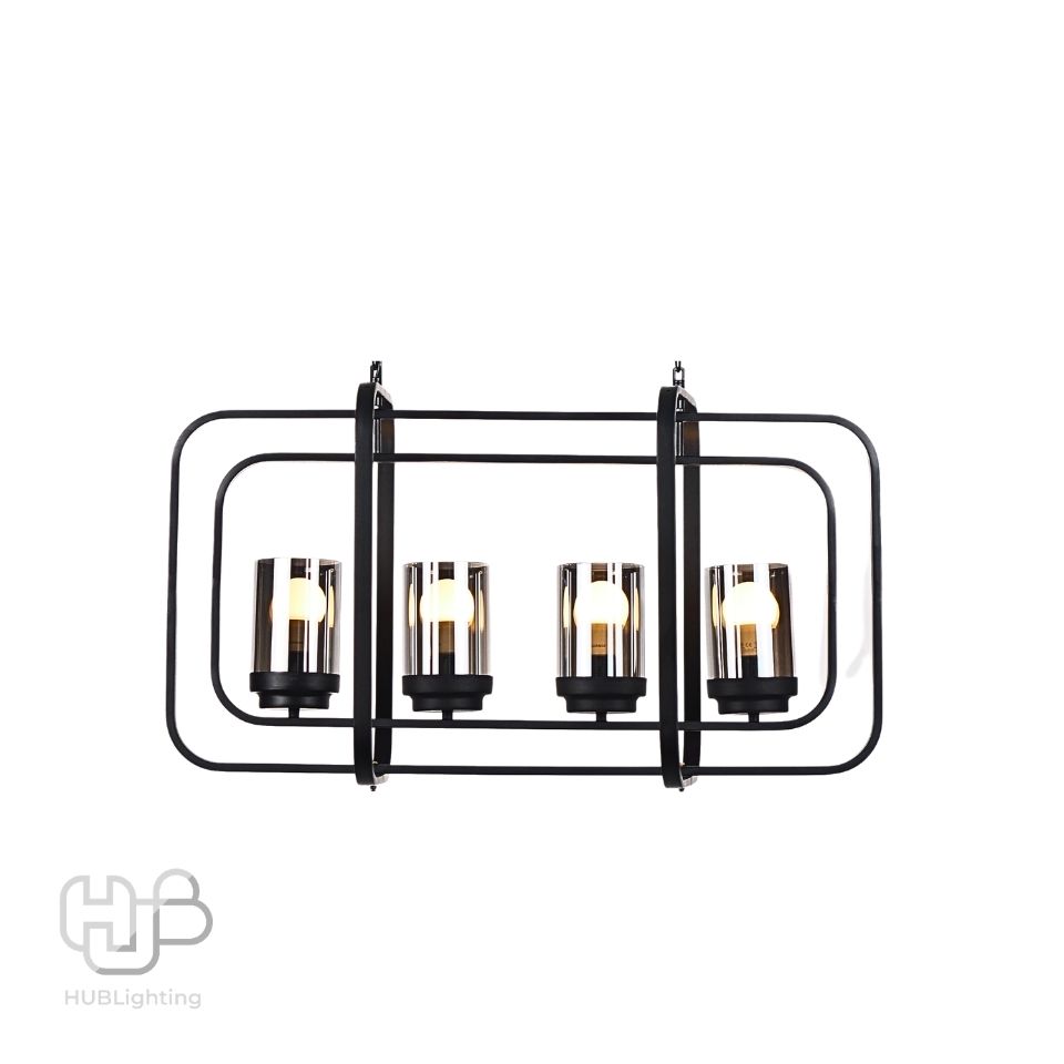 โคมไฟเพดาน PENDENT ช่อ 1102/4 BK HUB LIGHTING