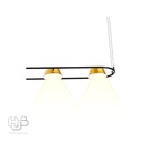 โคมไฟเพดาน PENDENT LED 82472 BK+GD HUB LIGHTING