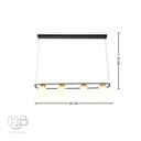 โคมไฟเพดาน PENDENT LED 82472 BK+GD HUB LIGHTING