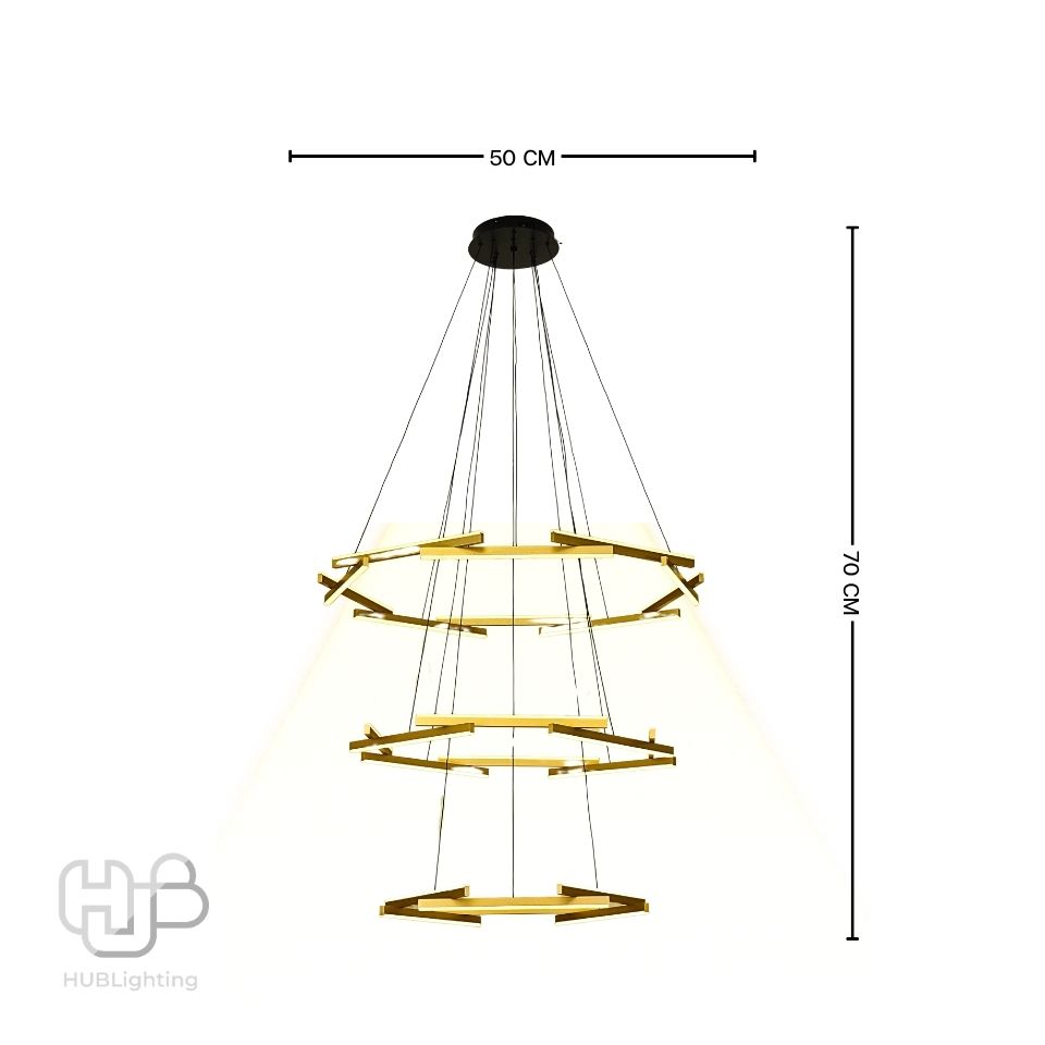 โคมไฟเพดาน PENDENT ช่อ 2995 GD 60+80+100 HUB LIGHTING
