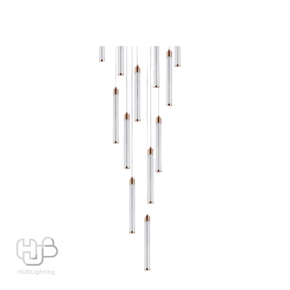 โคมไฟเพดาน PENDENT ช่อ 2060-19 GOLD HUB LIGHTING