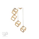 โคมไฟเพดาน PENDENT บันได FRAME 6x E27 ไม้ HUB LIGHTING
