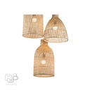 โคมไฟเพดาน PENDENT เดี่ยว C-5397 BAMBOO E27 ไม้ HUB LIGHTING