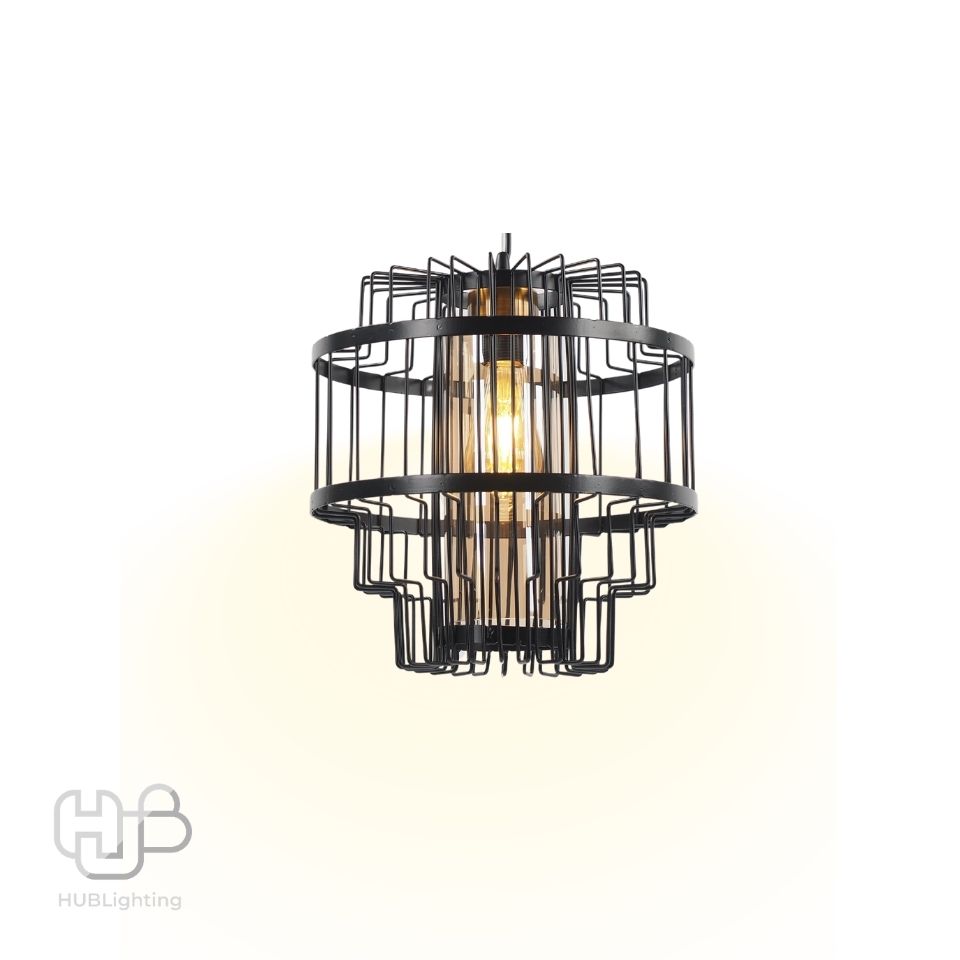 โคมไฟเพดาน PENDENT ช่อ 8115 BK HUB LIGHTING