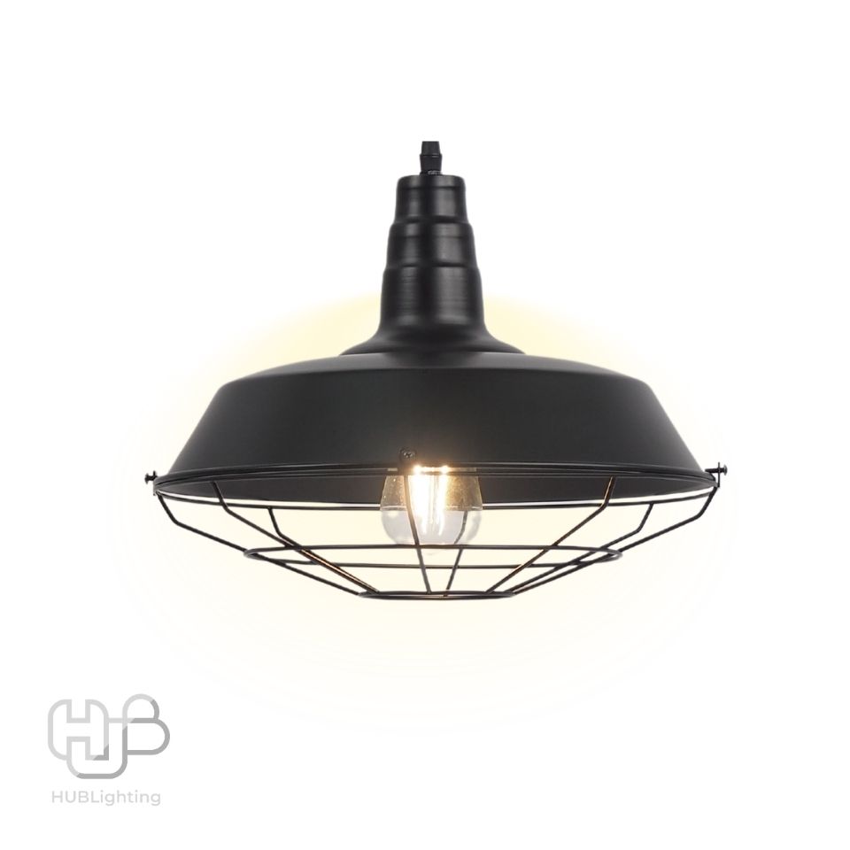 โคมไฟเพดาน PENDENT ช่อ 7943/1 BK (360x300) HUB LIGHTING