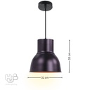 โคมไฟเพดาน PENDENT 7950/310 BK (310x330) HUB LIGHTING