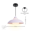 โคมไฟเพดาน PENDENT ช่อ 1041/1 WH (350x160) HUB LIGHTING