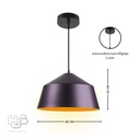 โคมไฟเพดาน PENDENT ช่อ 7571/420 BK (460x240) HUB LIGHTING