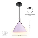 โคมไฟเพดาน PENDENT ช่อ 2718/1 WH (270x250) HUB LIGHTING