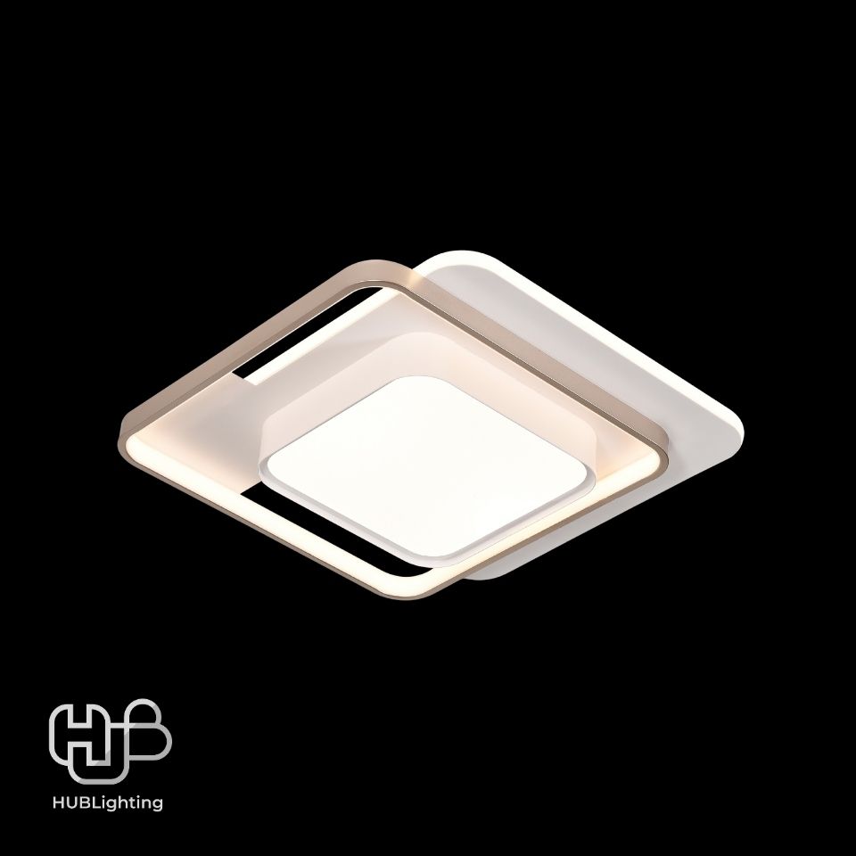 โคมไฟเพดาน CEILING LED 9666 SQUARE (550x550) 3 Color HUB LIGHTING