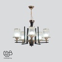 โคมไฟเพดาน PENDENT ช่อ 7806/5 FGD+BK E27 HUB LIGHTING