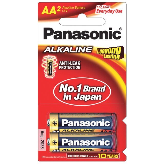 ถ่าน ALKAKINE LR6T/2B AA PANASONIC