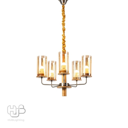 [DWCE0092] โคมไฟเพดาน PENDENT ช่อ BM2253-5 E27 HUB LIGHTING