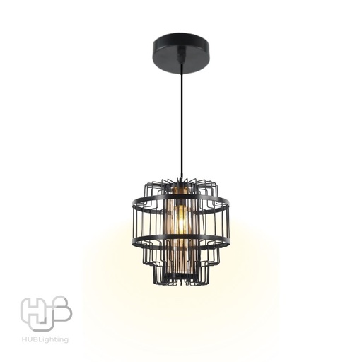 [DWCE0111] โคมไฟเพดาน PENDENT ช่อ 8115 BK HUB LIGHTING