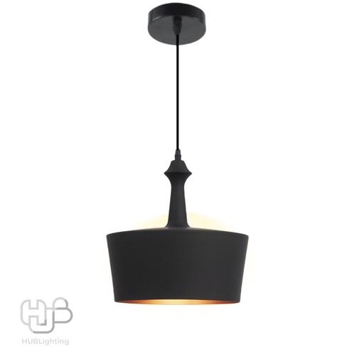 [DWCE0188] โคมไฟเพดาน PENDENT ช่อ 8011 BK (300x300) HUB LIGHTING