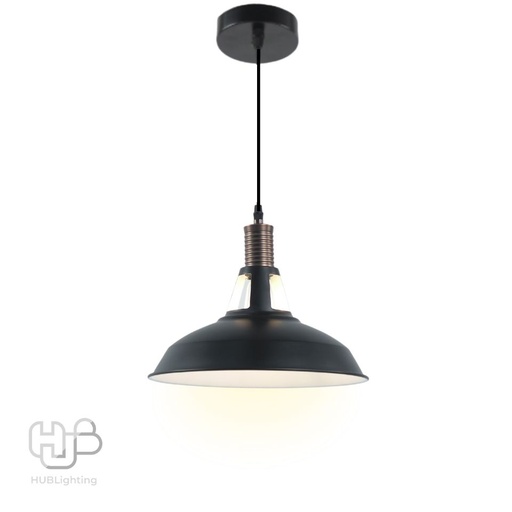 [DWCE0199] โคมไฟเพดาน PENDENT ช่อ 7932/1 BK (310x250) HUB LIGHTING