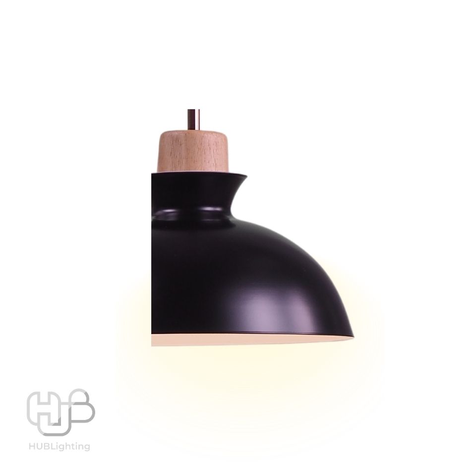 โคมไฟเพดาน PENDENT ช่อ 7784-1 BK (280x170) HUB LIGHTING