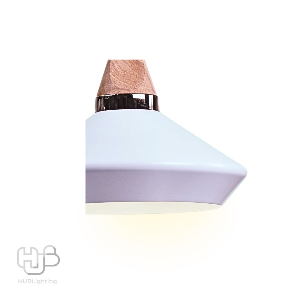 โคมไฟเพดาน PENDENT ช่อ 7454-1 WH (330x330) HUB LIGHTING