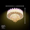 โคมไฟเพดาน CEILING คริสตัล 81073-500 กลม HUB LIGHTING