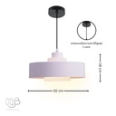 โคมไฟเพดาน PENDENT ช่อ 1040/1 WH (300x160) HUB LIGHTING