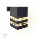 โคมไฟผนังภายนอก A2406 BK ดำ HUB LIGHTING