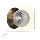 โคมไฟผนังภายใน FY8606-1 GD G9 HUB LIGHTING
