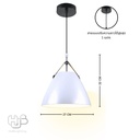 โคมไฟเพดาน PENDENT ช่อ 7488/1 WH (270x320) HUB LIGHTING
