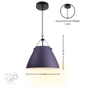 โคมไฟเพดาน PENDENT ช่อ 7488/1 GY (270x320) HUB LIGHTING