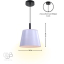 โคมไฟเพดาน PENDENT ช่อ 1035/1 WH (260x280) HUB LIGHTING