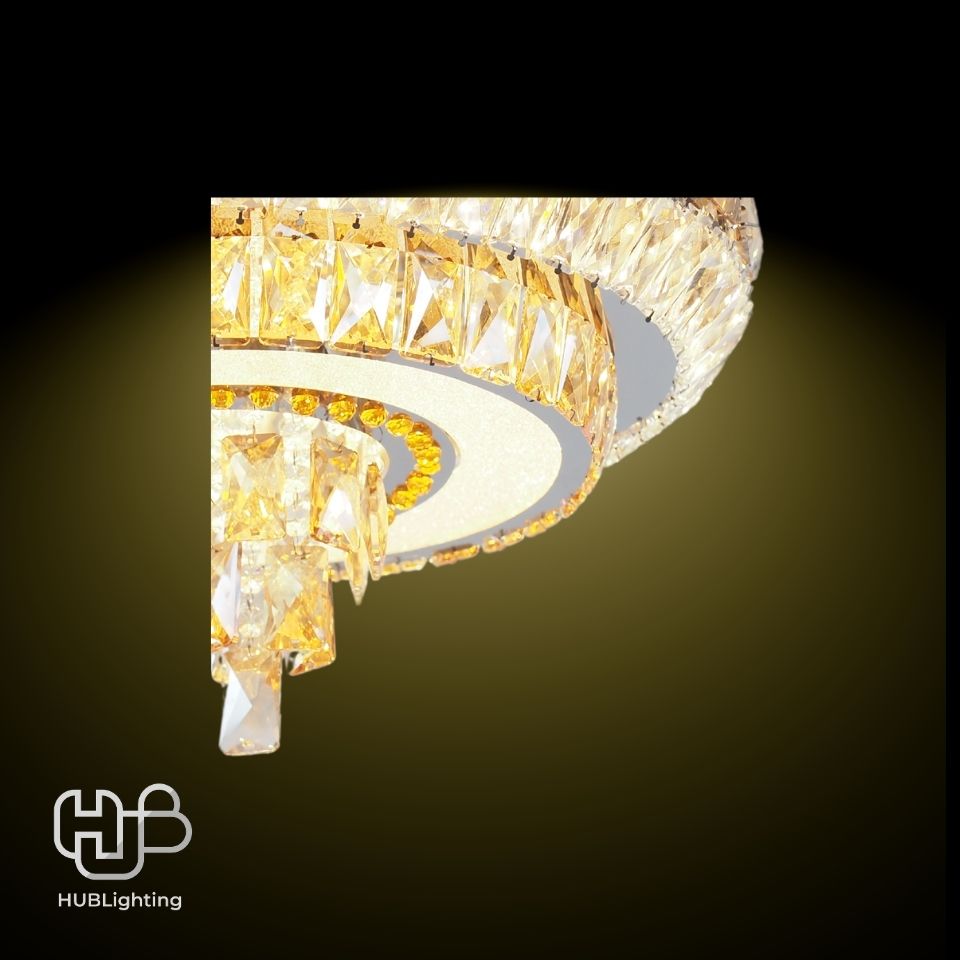 โคมไฟเพดาน CEILING คริสตัล 61270-500 กลม HUB LIGHTING