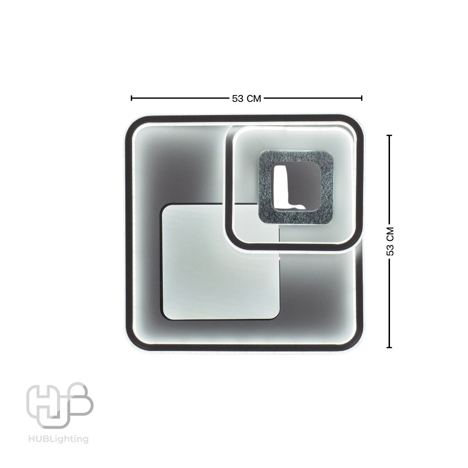 โคมไฟเพดาน CEILING LED 1989 SQUARE (530x530) HUB LIGHTING