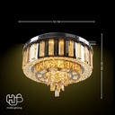 โคมไฟเพดาน CEILING คริสตัล 31025-500 กลม HUB LIGHTING