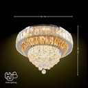โคมไฟเพดาน CEILING คริสตัล 61268-600 กลม HUB LIGHTING
