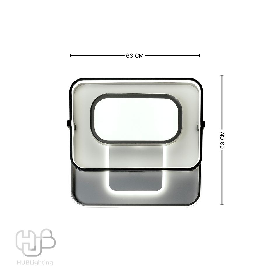 โคมไฟเพดาน CEILING LED 6601 SQUARE (630x630) HUB LIGHTING