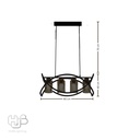 โคมไฟเพดาน PENDENT 4 ช่อ 5563-4 E27 HUB LIGHTING