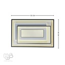 โคมไฟเพดาน CEILING LED 9502 RECTANGLE (1200x800) 3 Color HUB LIGHTING
