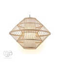 โคมไฟเพดาน PENDENT เดี่ยว C-7124 BAMBOO E27 ไม้ HUB LIGHTING