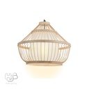 โคมไฟเพดาน PENDENT เดี่ยว C-7122 BAMBOO E27 ไม้ HUB LIGHTING