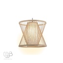 โคมไฟเพดาน PENDENT เดี่ยว C-7144 BAMBOO E27 ไม้ HUB LIGHTING