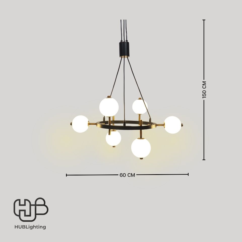 โคมไฟเพดาน PENDENT เดี่ยว 10007 (60x150) HUB LIGHTING