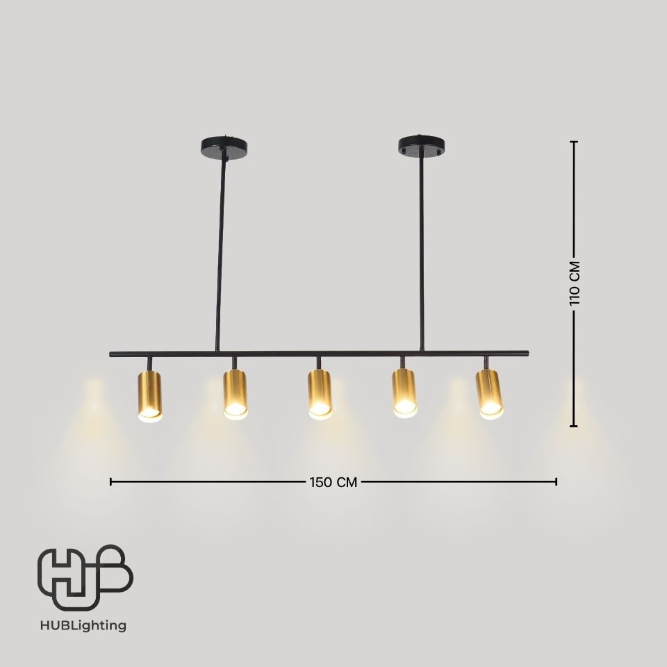 โคมไฟเพดาน PENDENT เดี่ยว 9887 (110x150) HUB LIGHTING