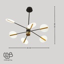 โคมไฟเพดาน PENDENT เดี่ยว 9916 (100x65) HUB LIGHTING