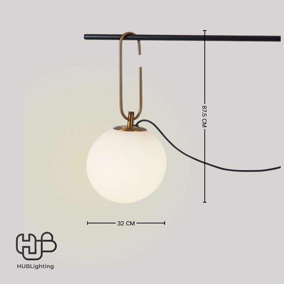 โคมไฟเพดาน PENDENT เดี่ยว 10045 (87.5x32) HUB LIGHTING